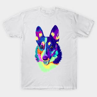 Colorful funny dog T-Shirt